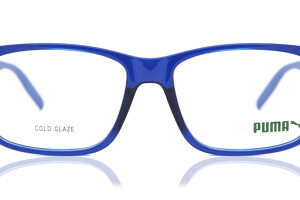Image of Puma PU0280O 002 Men's Eyeglasses Blue Size 57 - Blue Light Block Available