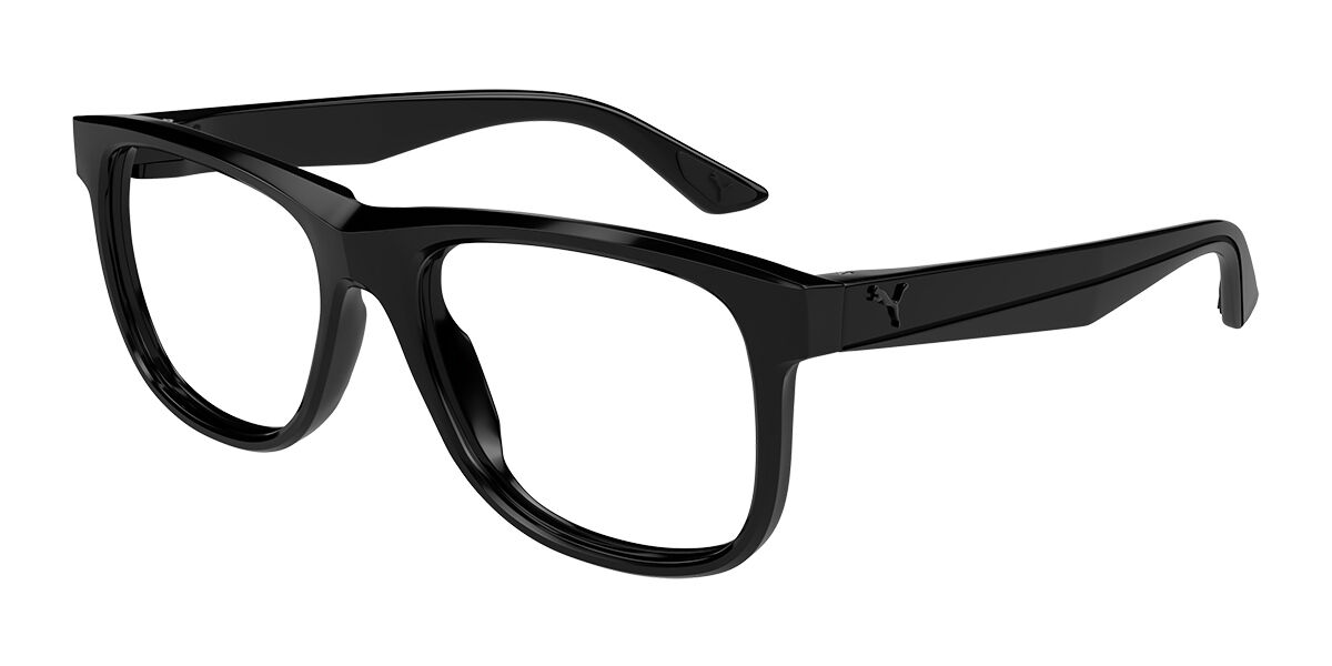 Puma PU0443O 001 Men's Eyeglasses Black Size 56 (Frame Only) - Blue Light Block Available