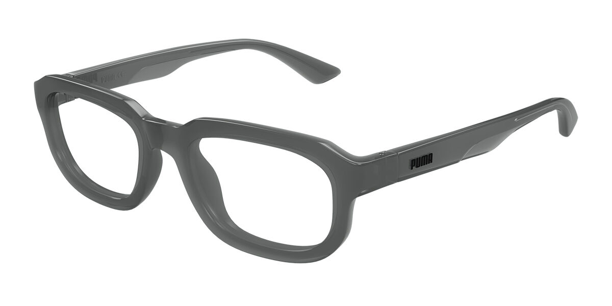 Puma PU0466O 001 Men's Eyeglasses Grey Size 52 (Frame Only) - Blue Light Block Available