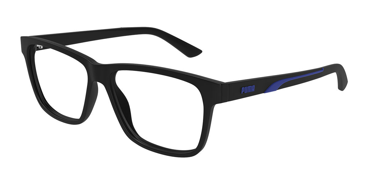 Puma PU0470O 002 Men's Eyeglasses Black Size 57 (Frame Only) - Blue Light Block Available