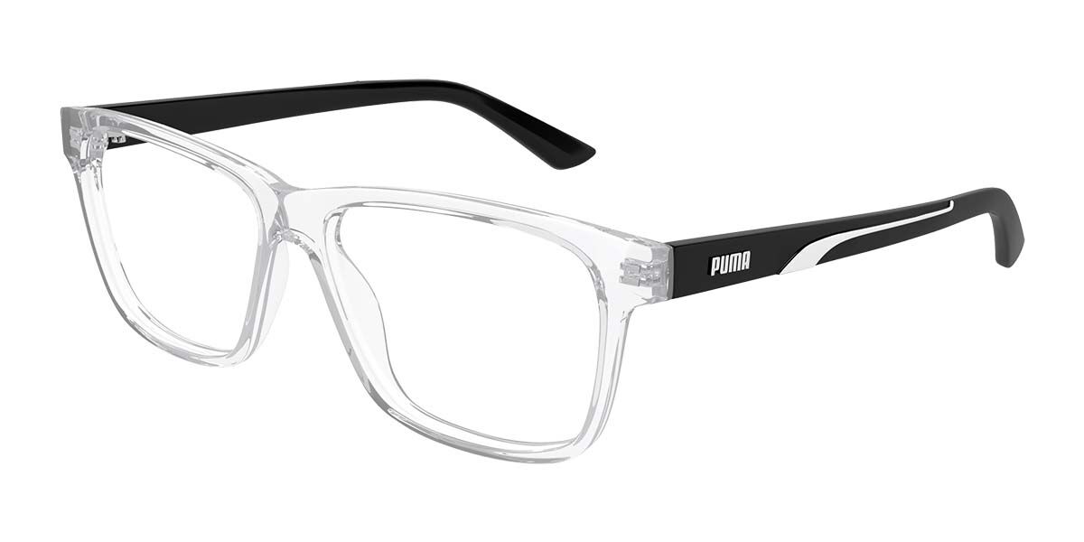 Puma PU0470O 004 Men's Eyeglasses Clear Size 57 (Frame Only) - Blue Light Block Available