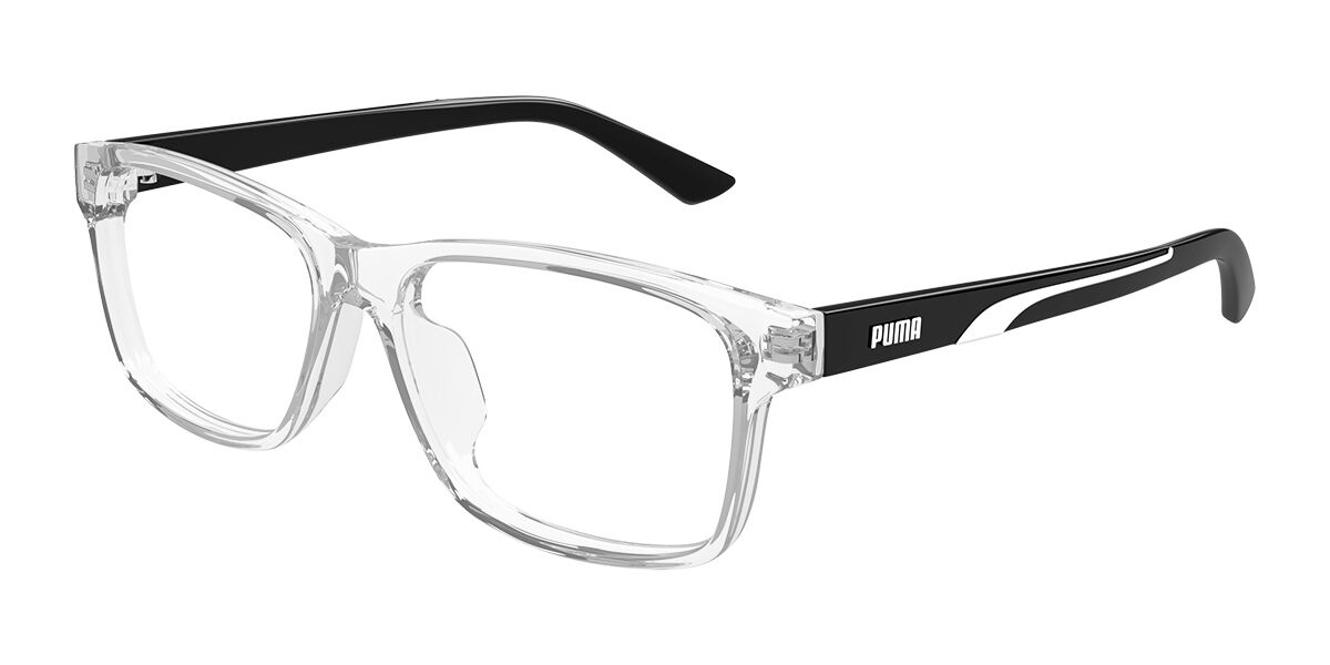 Puma PU0475OA Asian Fit 004 Men's Eyeglasses Clear Size 57 (Frame Only) - Blue Light Block Available