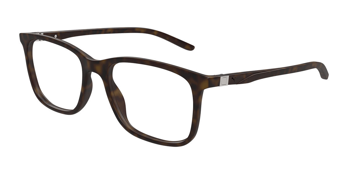 Puma PU0492O 005 55 Sköldpaddemönstradeshell Glasögon (Endast Båge) Män