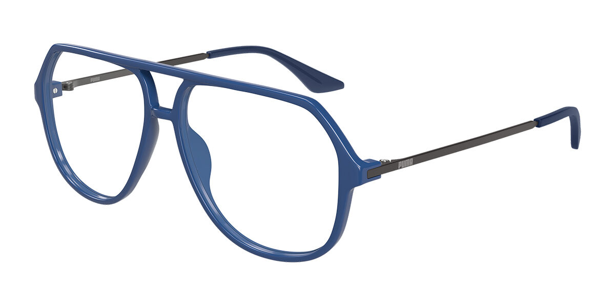 Puma PU0460O 004 58 Bl&aring;a Glas&ouml;gon (Endast B&aring;ge) M&auml;n
