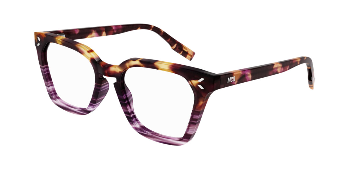 McQ MQ0327O 005 Occhiali da Vista Violet Havana | SmartBuyGlasses Italia