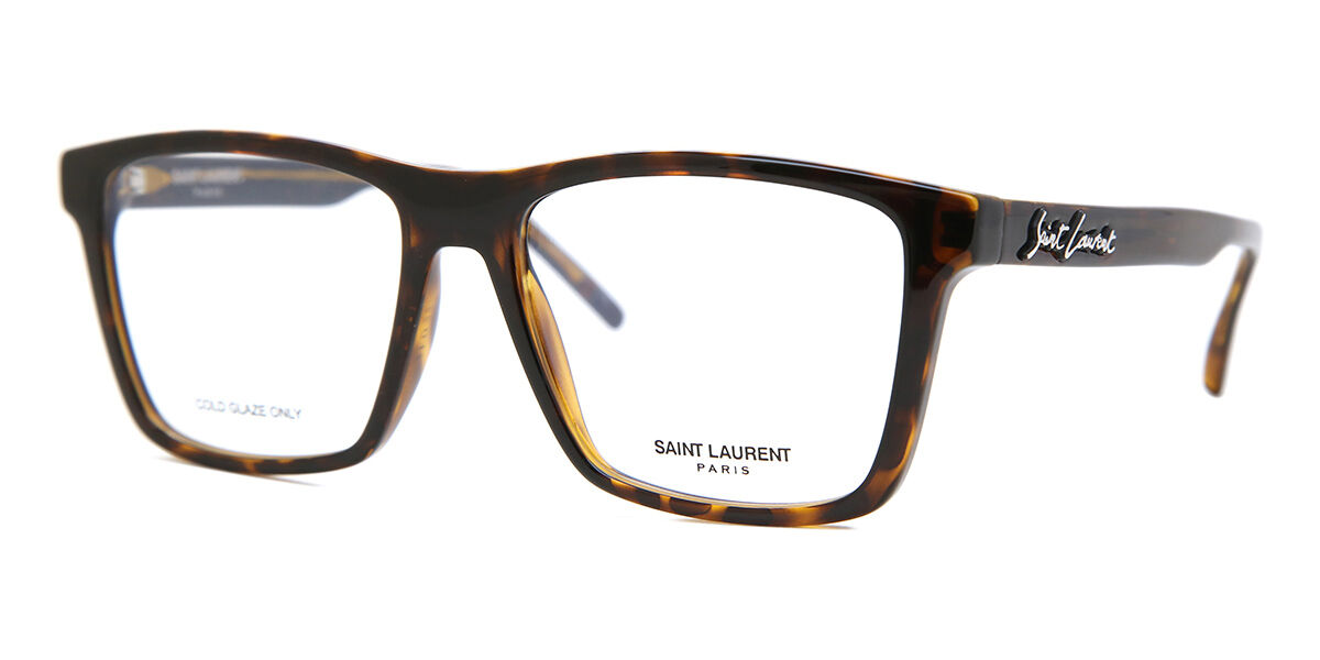 Saint Laurent SL337 001 Eyeglasses Square deals Black Men