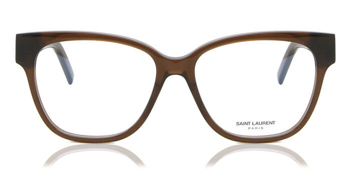 Saint Laurent SL M33 007 Transparent Beige Brown Eyeglasses  display picture 3