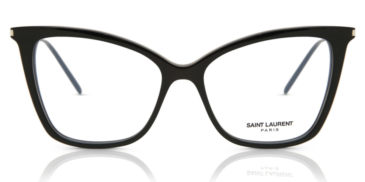 Dames Accessoires voor voor Zonnebrillen voor Saint Laurent Sl523 Bril Met Ovaal Montuur in het Wit 