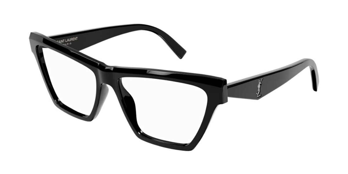 Saint Laurent Sl M103 Opt 002 Eyeglasses In Shiny Black