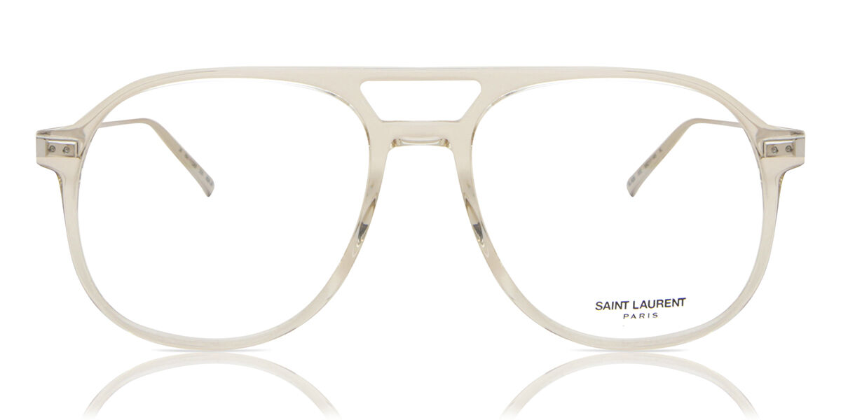 Saint Laurent SL 626 003 Eyeglasses in Beige | SmartBuyGlasses USA