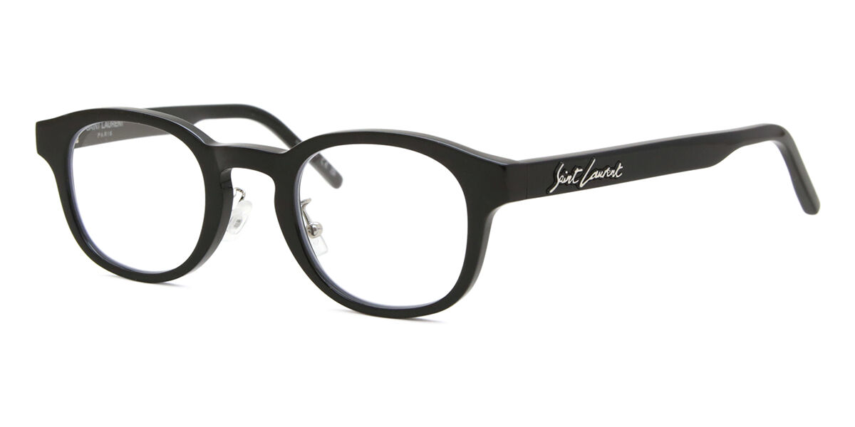 Saint Laurent SL 630/J Asian Fit 001 Shiny Black Eyeglasses