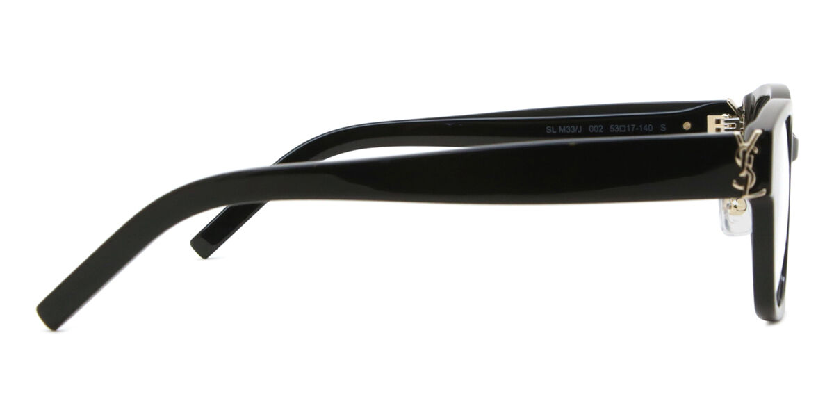 SAINT LAURENT スクエアフレムメカネ SLM33J 002 Saint Laurent SL M33/J Asian Fit 002 glasses | Buy online
