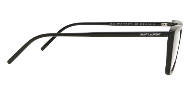 Saint Laurent Women Eyeglasses Black Cat Eye SL737 MICA THIN OPT 001 BRAND NEW Saint Laurent SL737 Mica Thin OPT 001 BRAND NEW Eyeglasses  main image 2
