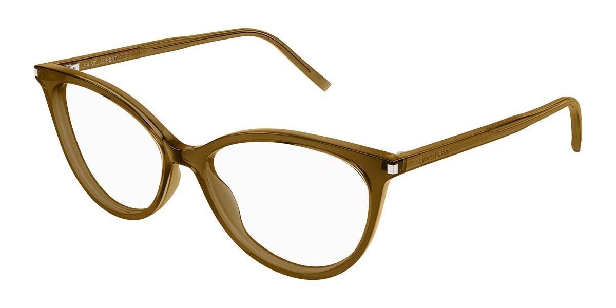 Saint Laurent SL 261 007 Women's Eyeglasses Brown Size 53 (Frame Only) - Blue Light Block Available