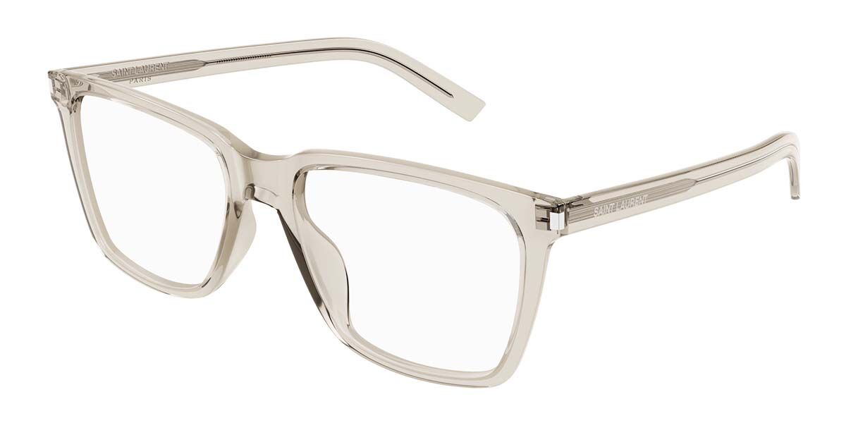 Saint Laurent SL 717 SLIM 004 Women's Eyeglasses Brown Size 54 (Frame Only) - Blue Light Block Available