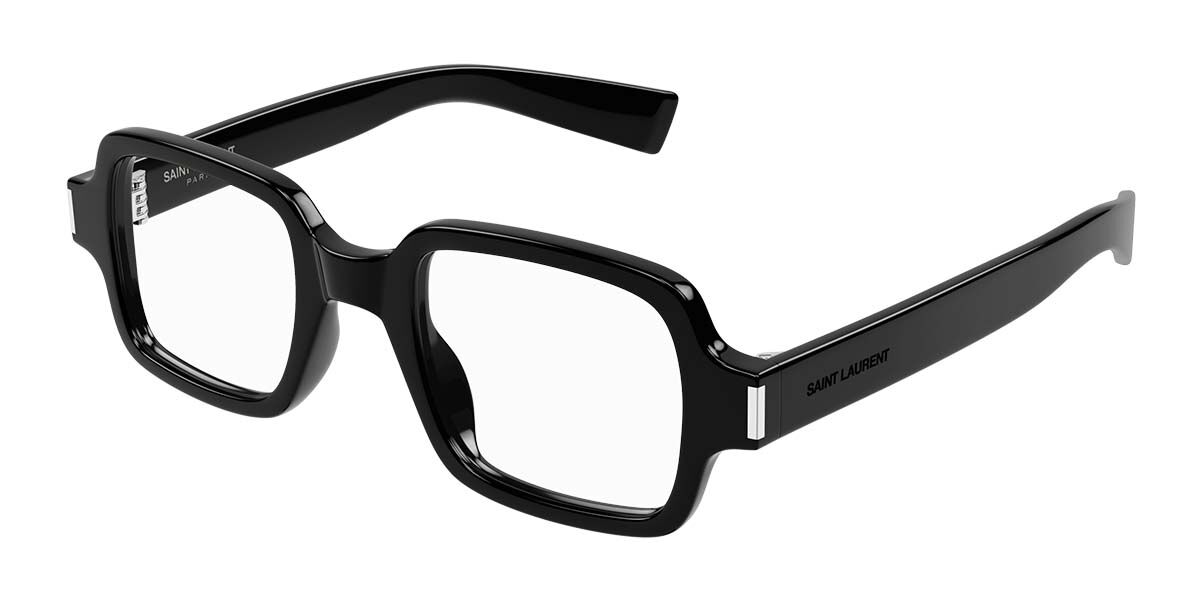Saint Laurent SL 720 OPT 001 48 Svarta Glasögon (Endast Båge) Män