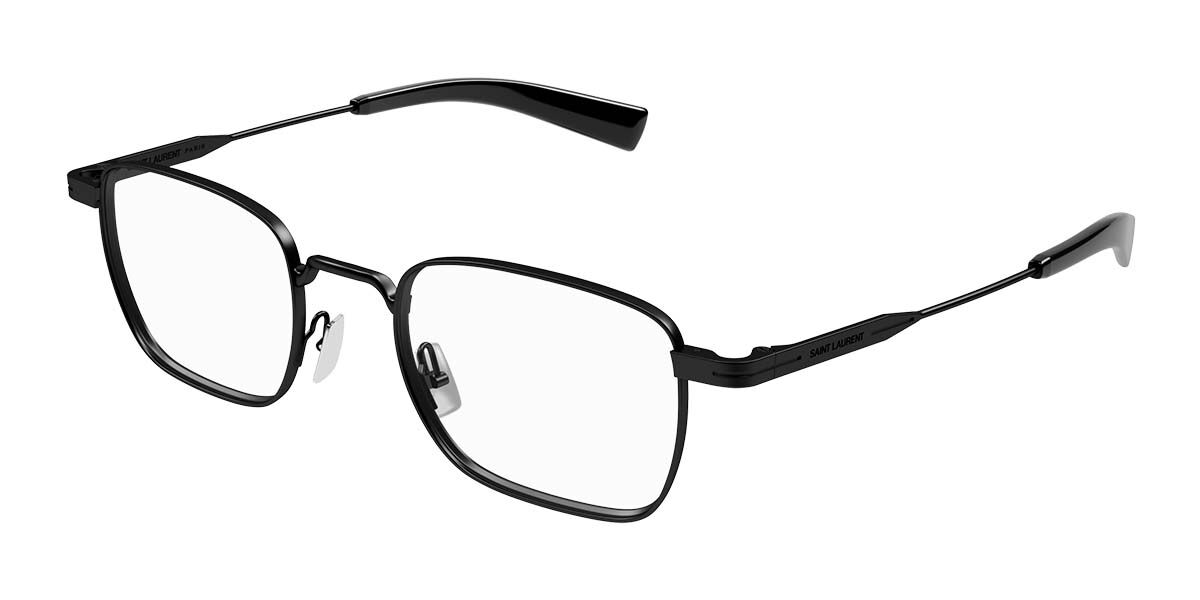 Saint Laurent SL 729 001 Men's Eyeglasses Black Size 49 (Frame Only) - Blue Light Block Available