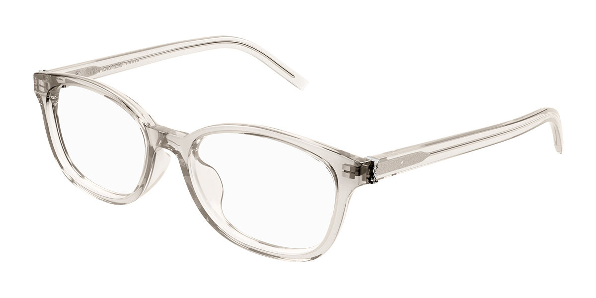 Saint Laurent SL M141/F Asian Fit 003 Women's Eyeglasses Brown Size 51 (Frame Only) - Blue Light Block Available