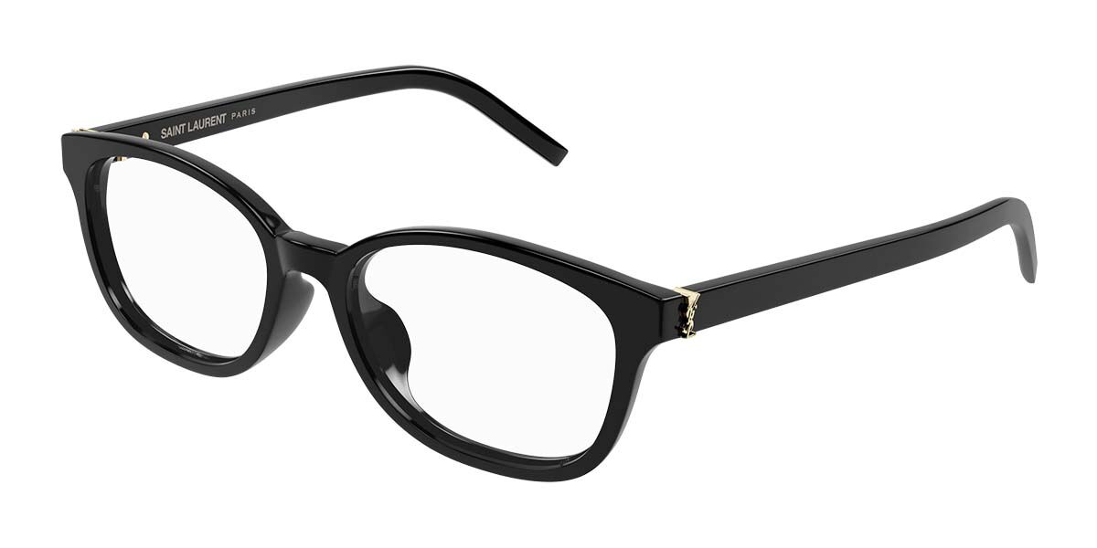 Saint Laurent SL M141/F Asian Fit 004 Women's Eyeglasses Black Size 54 (Frame Only) - Blue Light Block Available