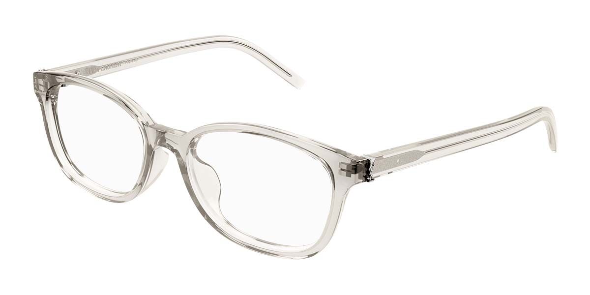 Saint Laurent SL M141/F Asian Fit 006 Women's Eyeglasses Brown Size 54 (Frame Only) - Blue Light Block Available