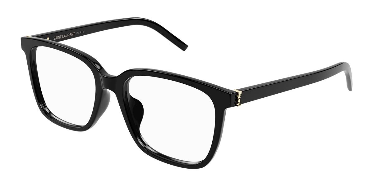 Saint Laurent SL M142/F Asian Fit 001 Women's Eyeglasses Black Size 54 (Frame Only) - Blue Light Block Available