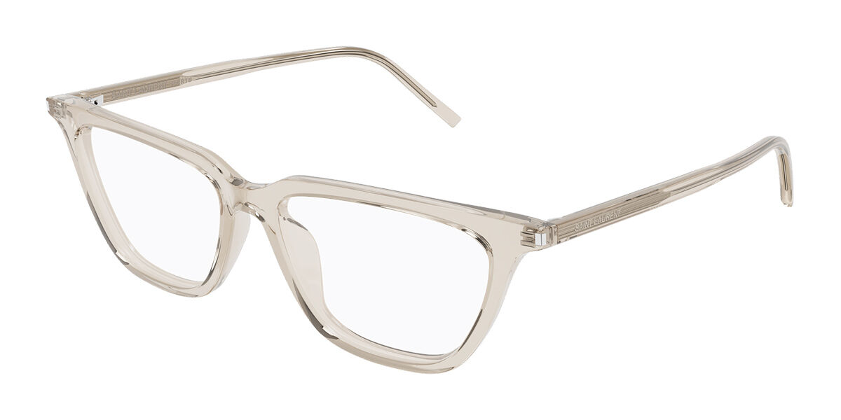 Zdjęcia - Okulary i soczewki kontaktowe Yves Saint Laurent Saint Laurent Saint Laurent SL 889 SULPICE THIN OPT 004 53 Brazowe Damskie Okulary Korekcyjne