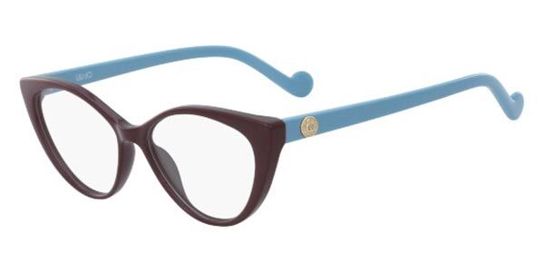 Liu Jo LJ2707 604 Women's Eyeglasses Burgundy Size 52 (Frame Only) - Blue Light Block Available