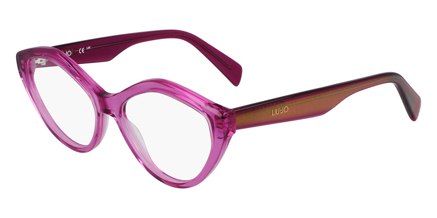 Liu Jo LJ2814 510 Cat Eye Transparent Violet Eyeglasses ...