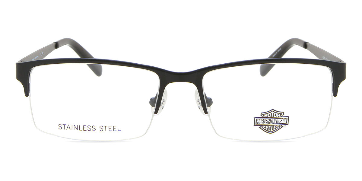 Harley Davidson Hd0766 001 Men's Glasses Black Size 57 - Free Lenses - Blue Light Block Available