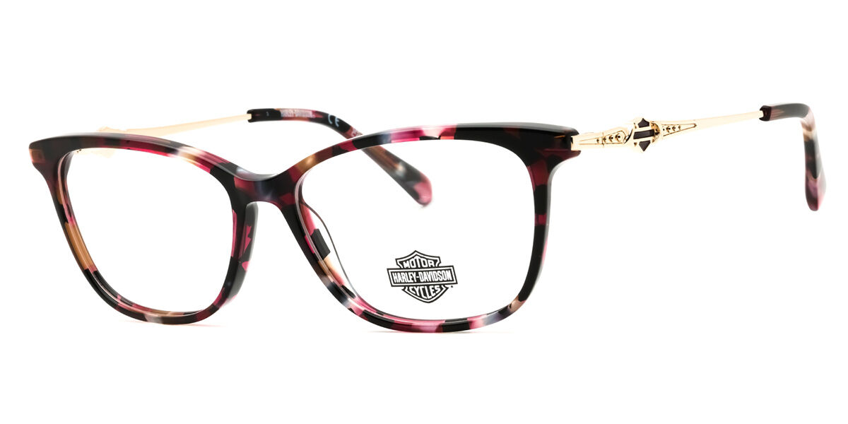 Harley Davidson Hd0564 071 Women's Glasses  Size 54 - Free Lenses - Blue Light Block Available In Burgundy
