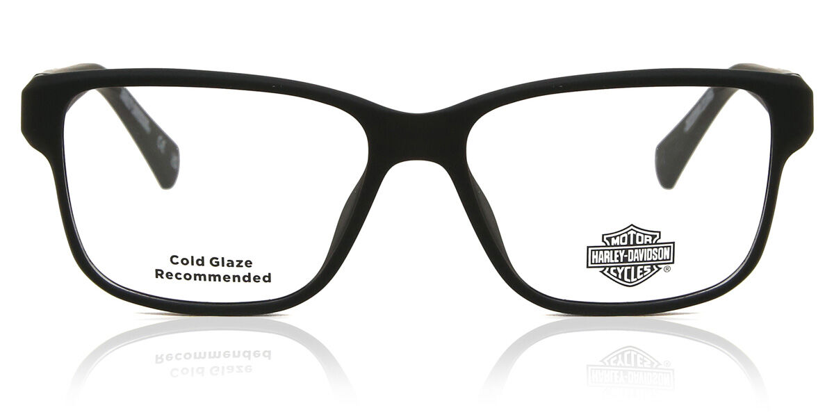 Harley Davidson HD0981 002 Rectangle Matte Black Eyeglasses ...