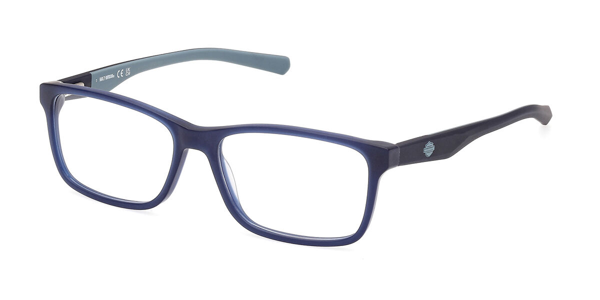 Lunettes Harley-Davidson HD0916 - Monture Bleu/gunmetal 51mm - Taille Moyenne/grande - Neuves