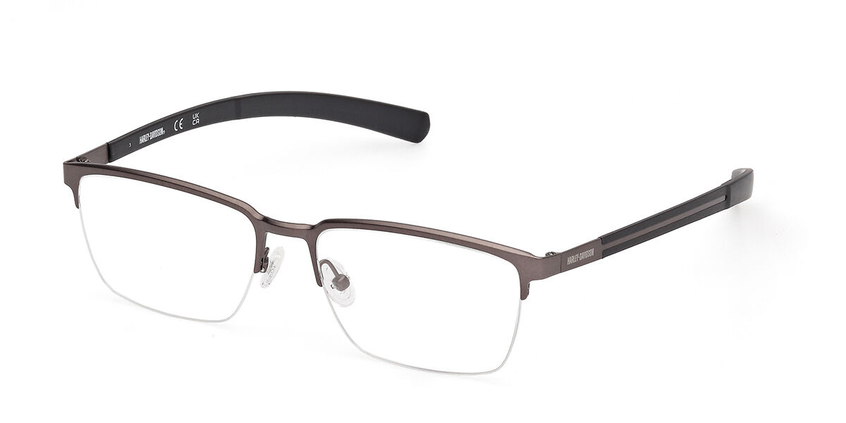 Harley Davidson HD50072 009 Men's Glasses Gunmetal Size - Free Lenses - HSA/FSA Insurance - Blue Light Block Available