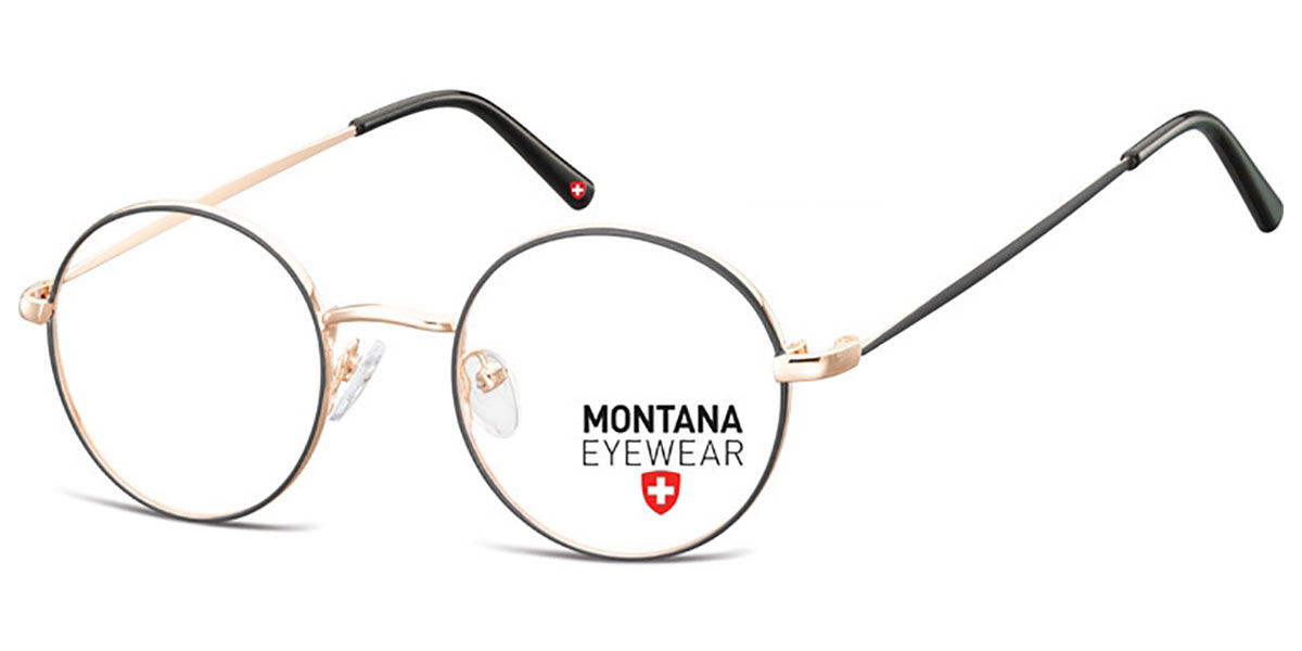 Zdjęcia - Kostium karnawałowy Montana Eyewear  Okulary Korekcyjne MM584 MM584A 49 Złote Męskie Ok 