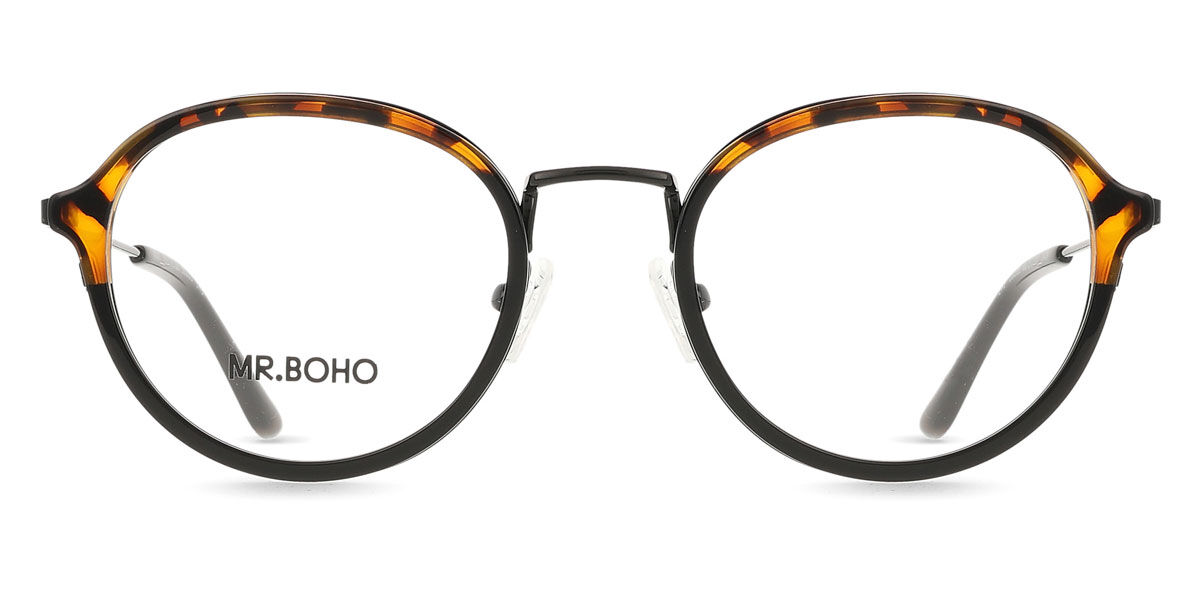 Mr. Boho Kirk MAICR9-00 Men's Glasses Black Size 50 - Free Lenses - Blue Light Block Available