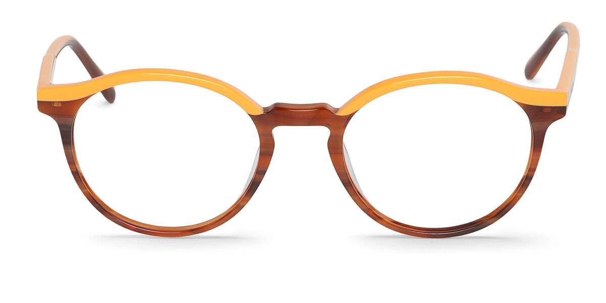 Mr. Boho Button ACWR46-00 Men's Glasses Brown Size 50 - Free Lenses - Blue Light Block Available