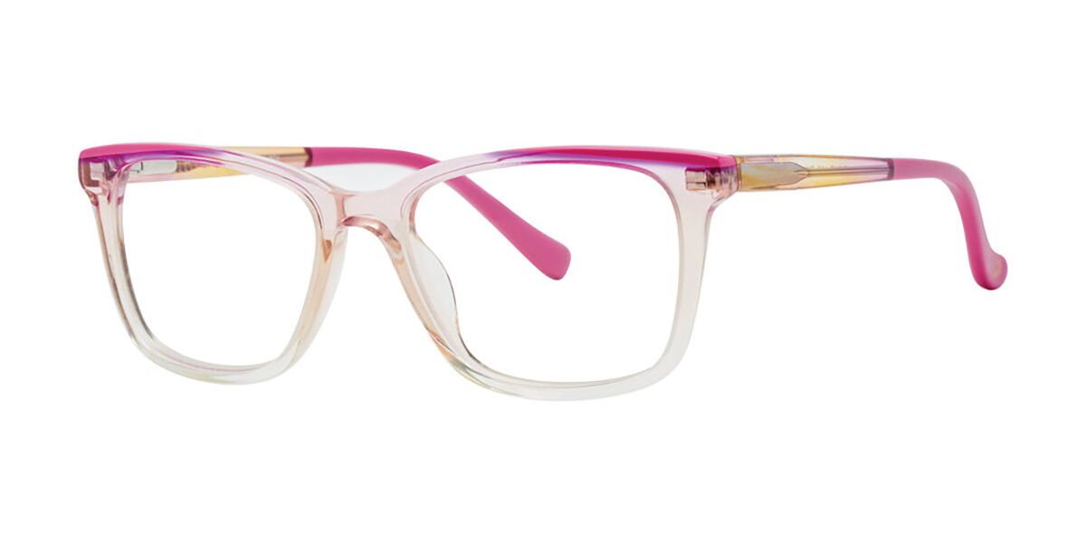 Kensie Lively Kids Hint Of Pink Kids' Eyeglasses  Size 47 (Frame Only) - Blue Light Block Available