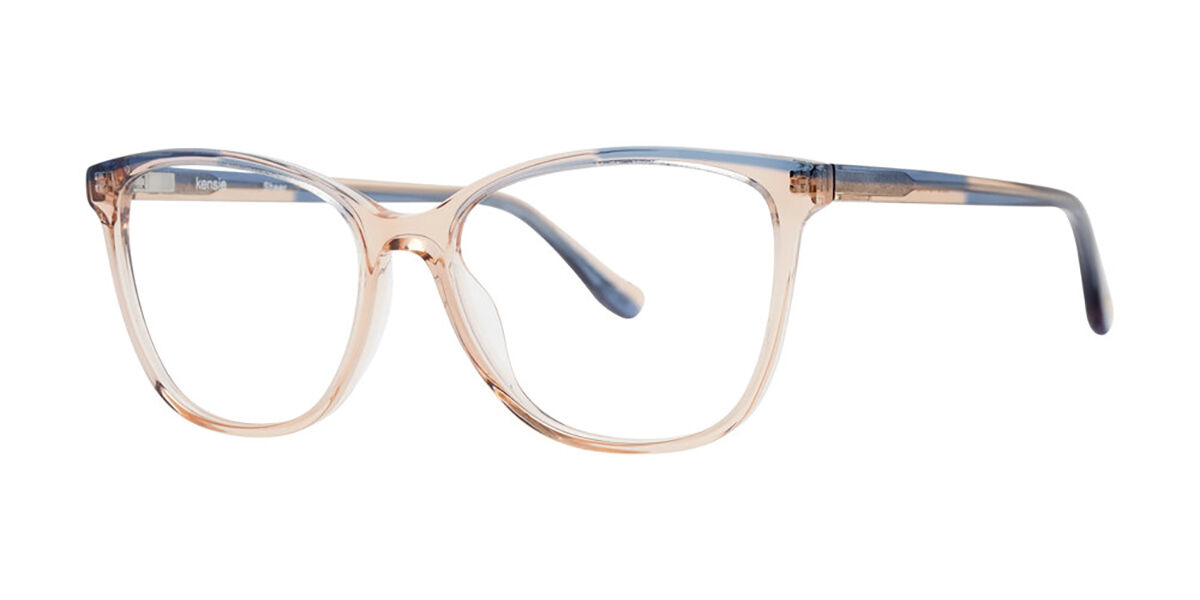 Kensie Sheer Peach Frost 53 Genomskinliga Glasögon (Endast Båge) Kvinna