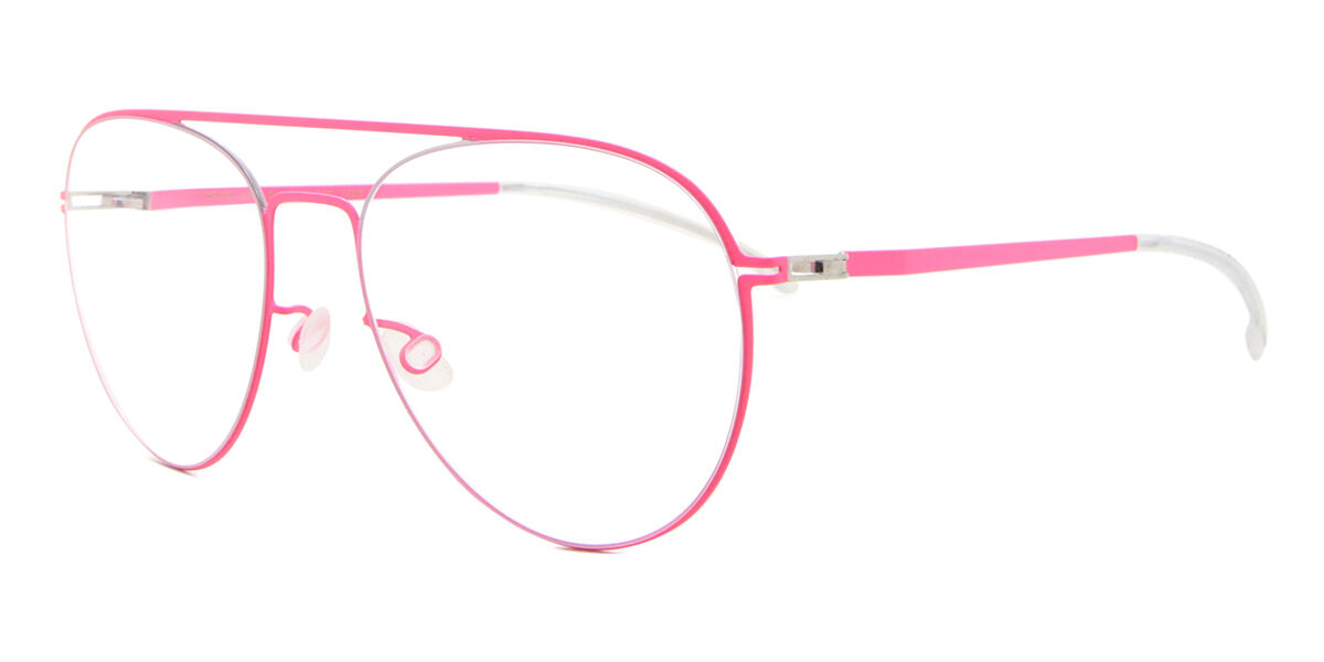 Mykita Eero 151 Silver Neon Pink Eyeglasses | SmartBuyGlasses US