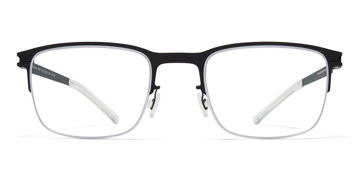 Mykita Fort 977 50 Svarta Glas&ouml;gon (Endast B&aring;ge) M&auml;n