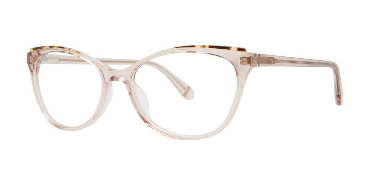 Zac Posen PHOEBE Blush Tortoise Glasses Blush Pink Tortoise ...