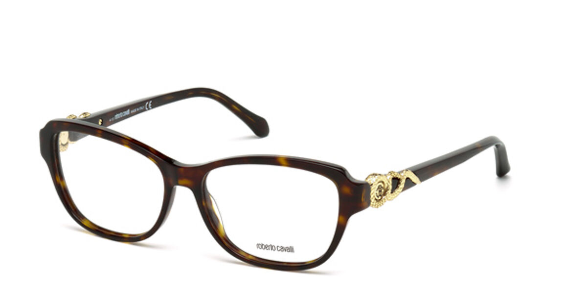 Roberto Cavalli RC 0966 SHAULA 052 Eyeglasses in Tortoiseshell ...