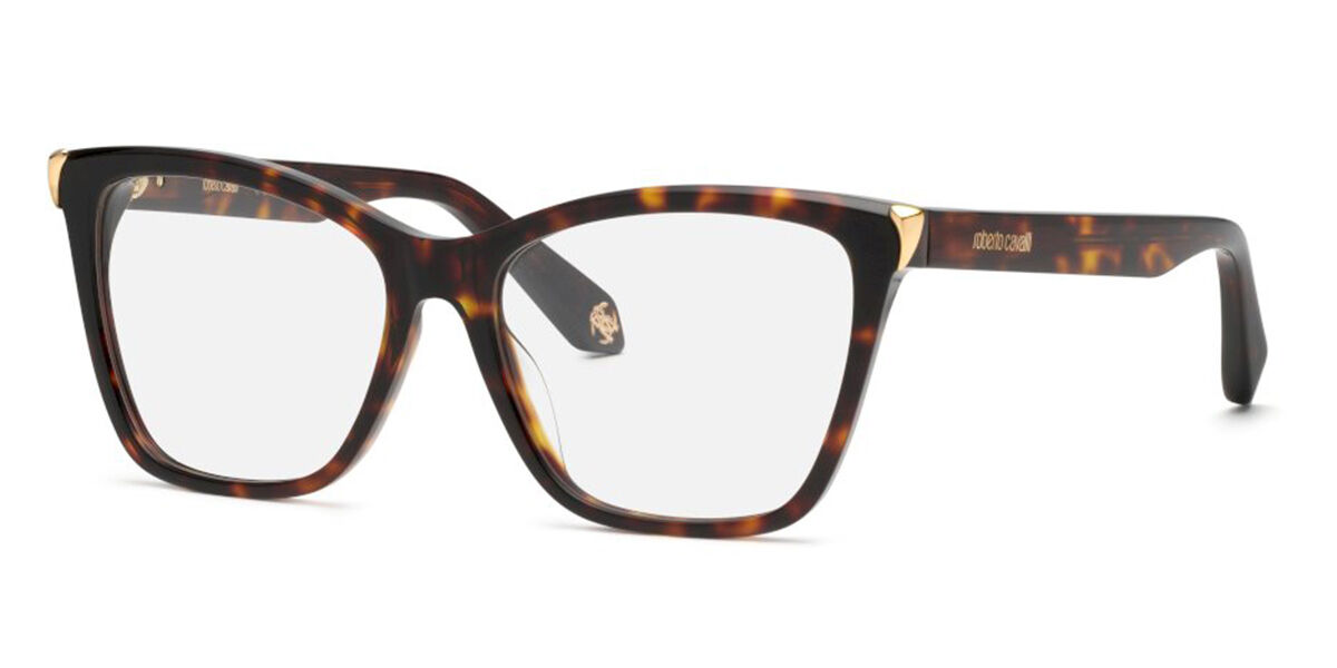 Roberto Cavalli VRC101M 0743 Occhiali Da Vista Tartarugatishell Per Uomo (Solo Montatura)-image