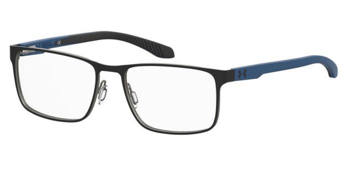 Occhiali Da Vista Carrera 320 08A Uomo – Colore Black Grey, Forma Quadrata, Misura 51/19/145, In Acetato