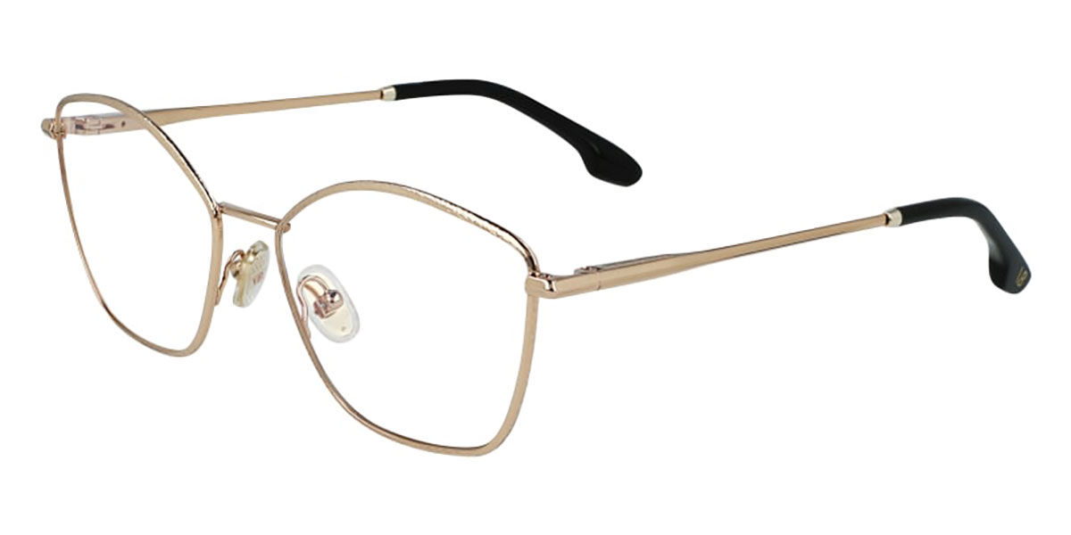 Photos - Glasses & Contact Lenses Victoria Beckham VB2122 770 Men's Eyeglasses Gold Size 54 