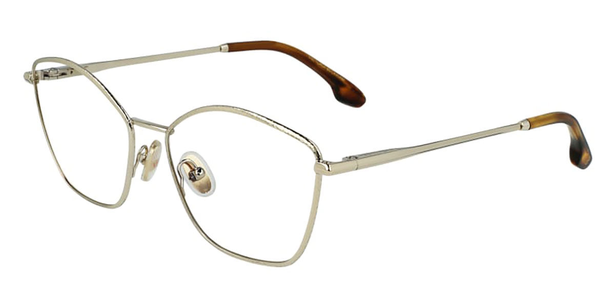 Photos - Glasses & Contact Lenses Victoria Beckham VB2122 756 Men's Eyeglasses Gold Size 54 