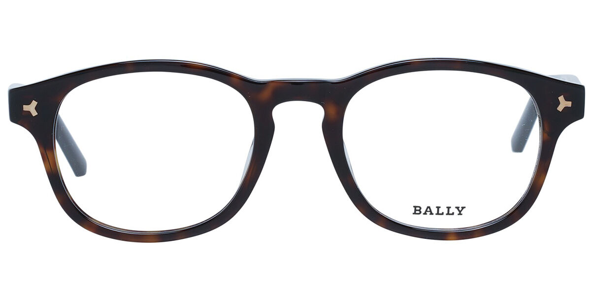 Photos - Glasses & Contact Lenses Bally BY5019 052 Men's Eyeglasses Tortoiseshell Size 50  - Blue Light Block Available (Frame Only)