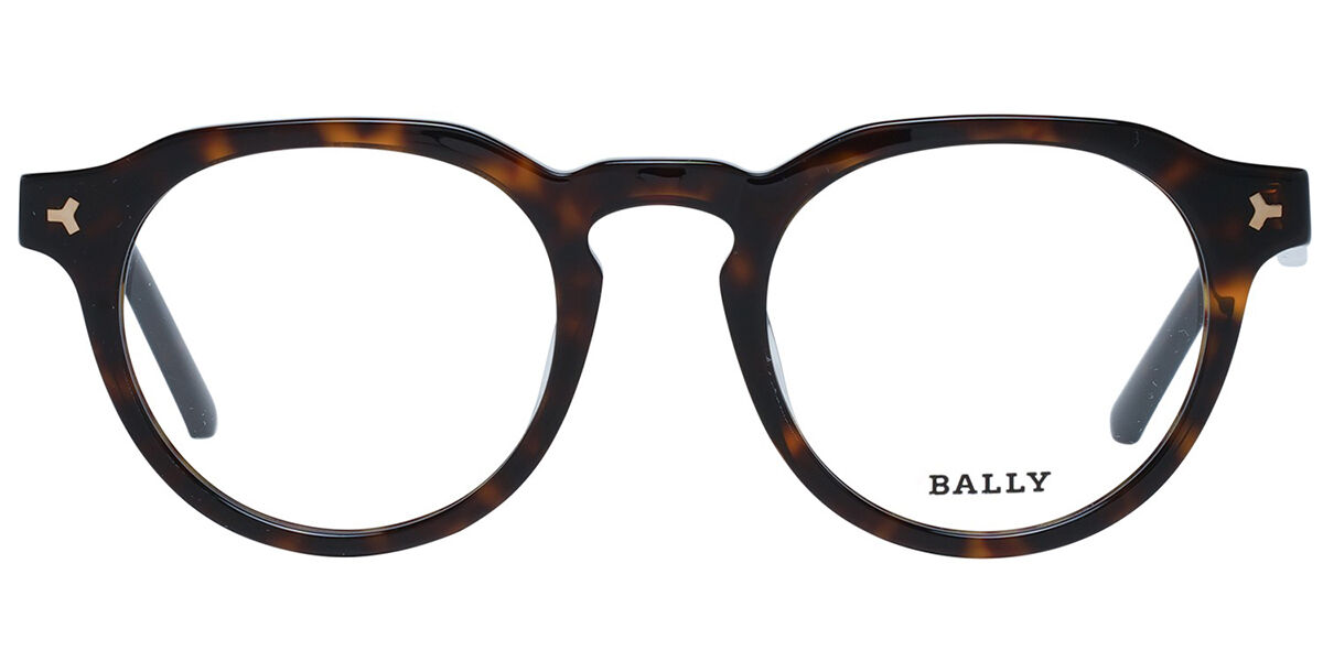 Photos - Glasses & Contact Lenses Bally BY5020 052 Men's Eyeglasses Tortoiseshell Size 48  - Blue Light Block Available (Frame Only)