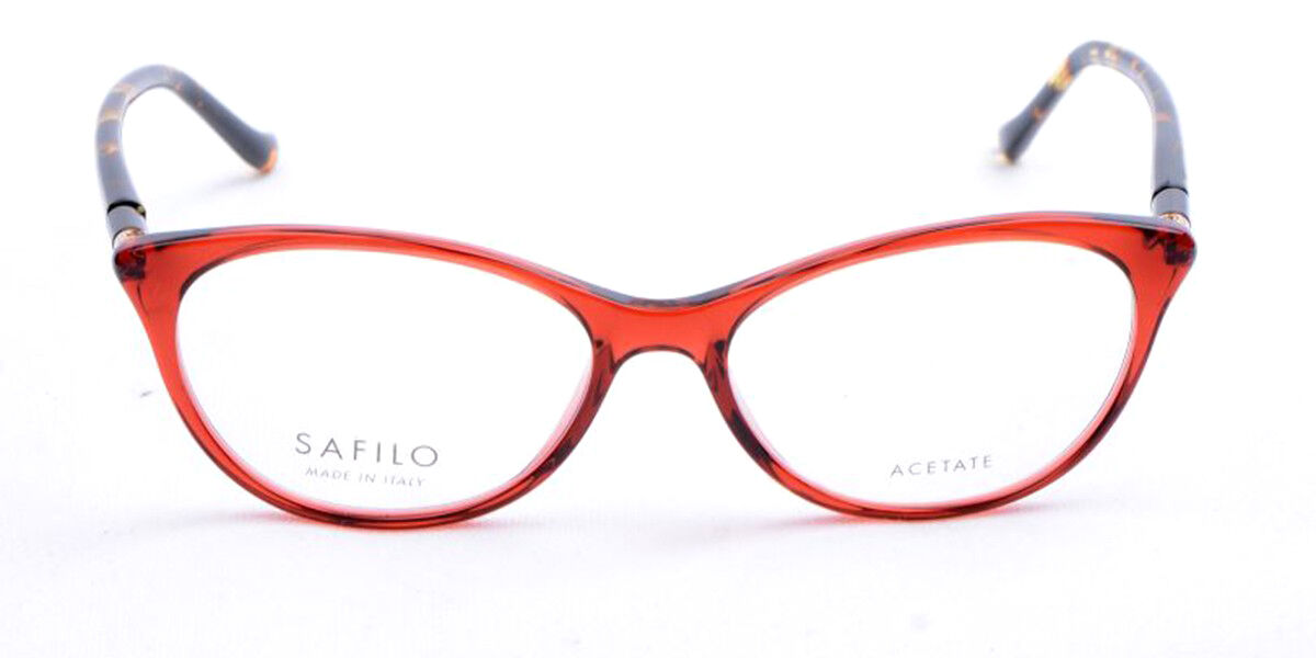 Safilo BURATTO 06 C9A Womens Glasses Red Size - Free Lenses - HSA/FSA Insurance - Blue Light Block Available