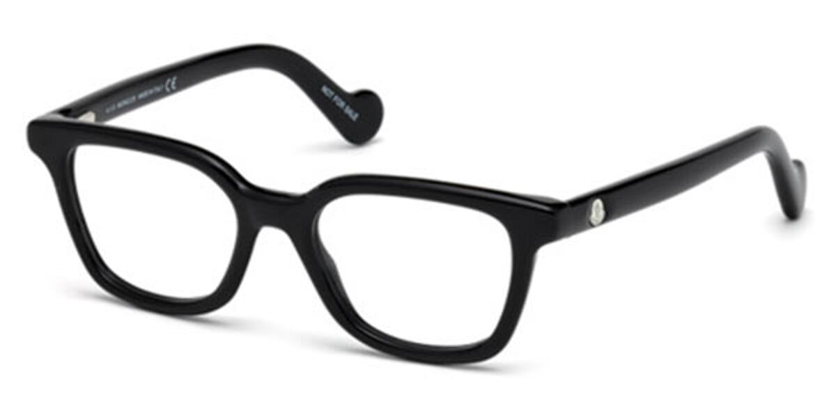 Moncler ML5001 001 Eyeglasses in Black | SmartBuyGlasses USA